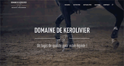 Desktop Screenshot of domaine-kerolivier.com