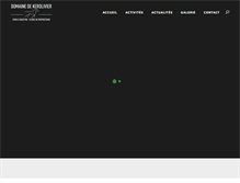 Tablet Screenshot of domaine-kerolivier.com